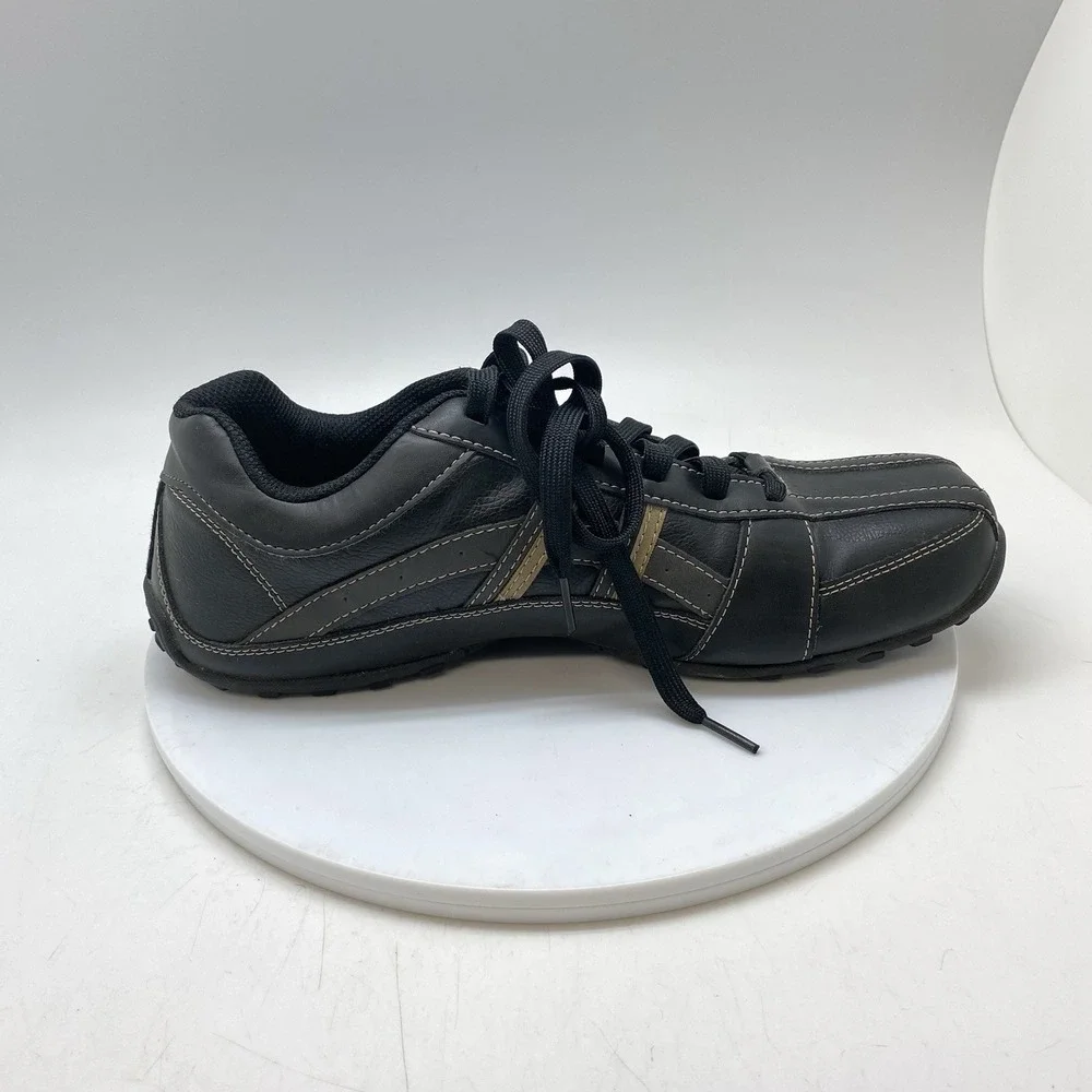 Skechers Sneakers Mens 10 Citywalk Malton Casual Oxford Shoe Brown Leather 61751